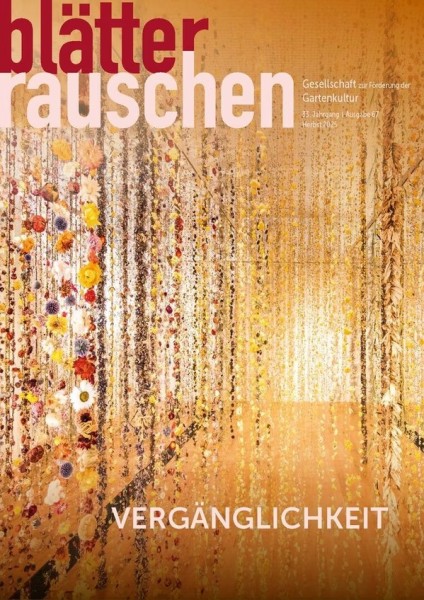 blätterrauschen 'Vergänglichkeit'