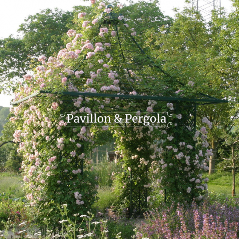 Pavillon und Pergola
