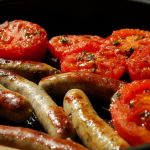sausages and tomato