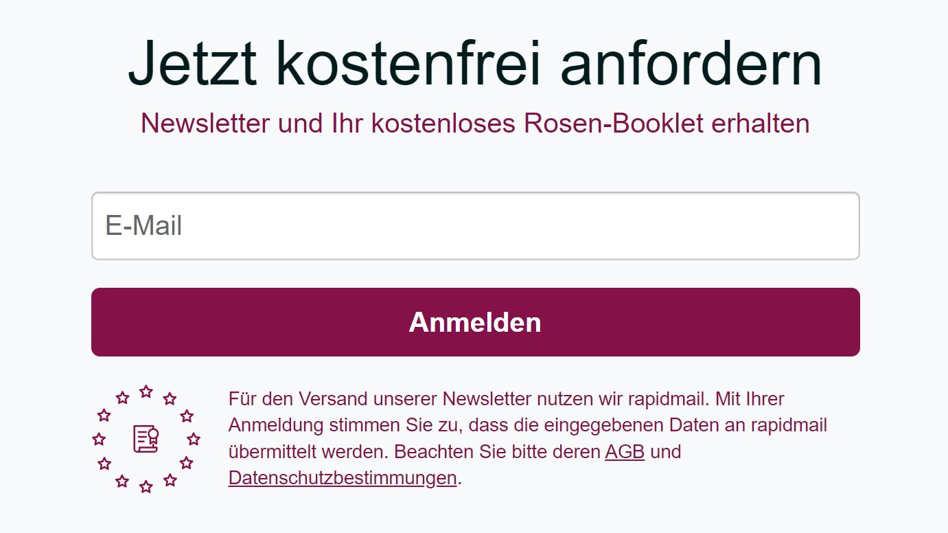 Newsletter Registration